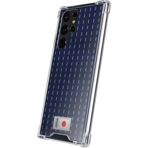Japan Soccer Flag Galaxy S22 Ultra Clear Case
