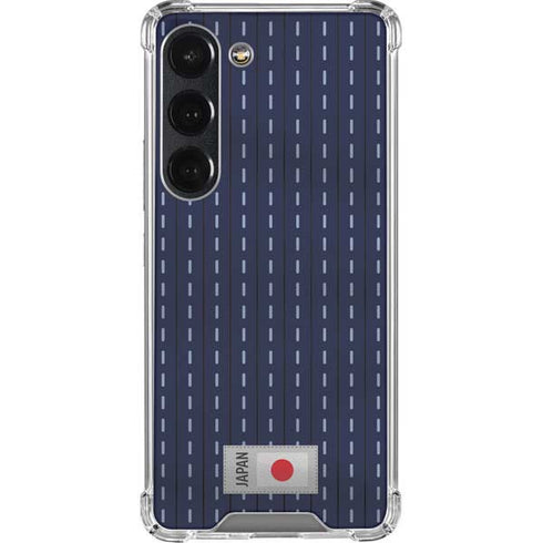 Japan Soccer Flag Galaxy S23 Clear Case