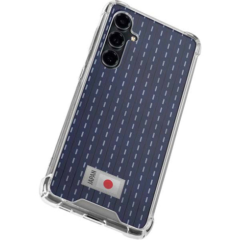 Japan Soccer Flag Galaxy S23 FE Clear Case