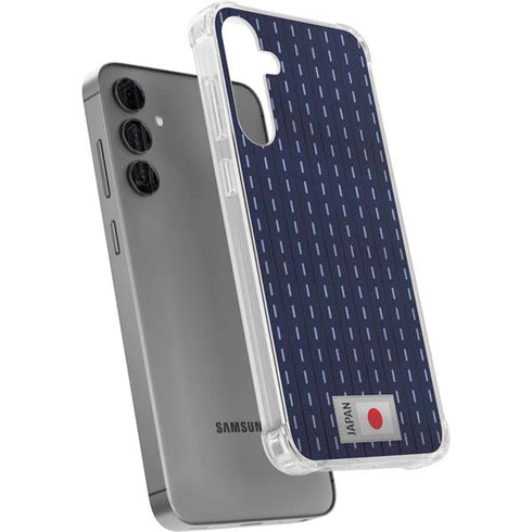 Japan Soccer Flag Galaxy S24 Plus Clear Case