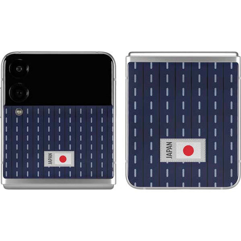 Japan Soccer Flag Galaxy Z Flip4 5G Skin