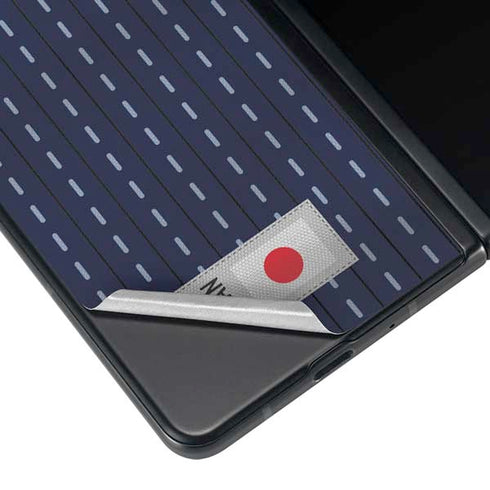Japan Soccer Flag Galaxy Z Fold3 5G Skin