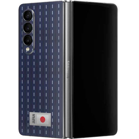 Japan Soccer Flag Galaxy Z Fold4 5G Skin