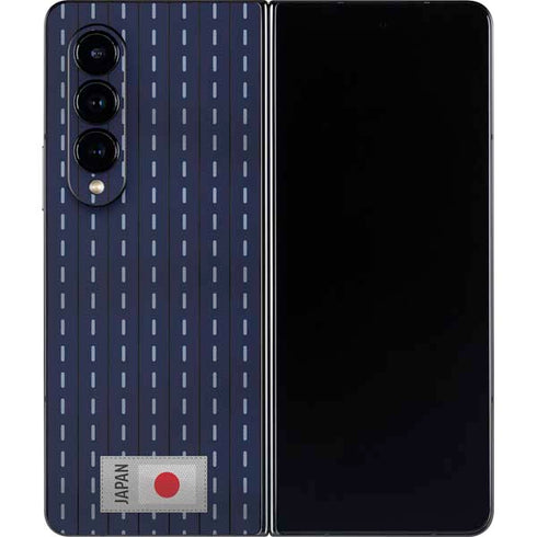 Japan Soccer Flag Galaxy Z Fold4 5G Skin