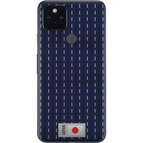 Japan Soccer Flag Google Pixel 5a Skin