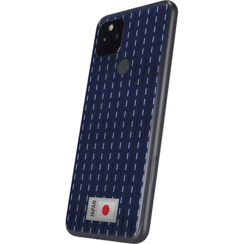 Japan Soccer Flag Google Pixel 5a Skin