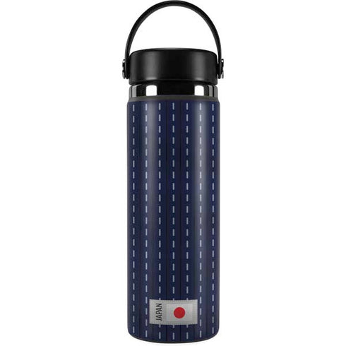 Japan Soccer Flag Hydro Flask 20oz Wide Mouth Skin
