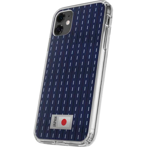 Japan Soccer Flag iPhone 11 Clear Case