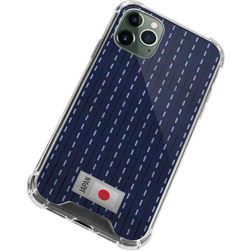 Japan Soccer Flag iPhone 11 Pro Max Clear Case