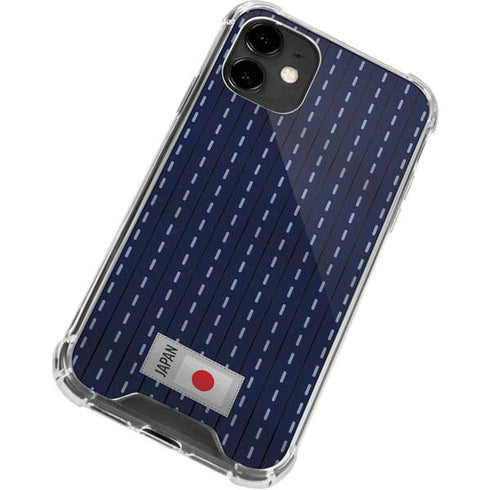 Japan Soccer Flag iPhone 12 Clear Case