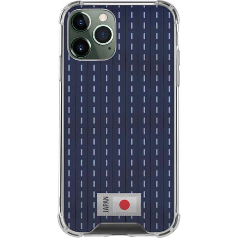 Japan Soccer Flag iPhone 12 Pro Clear Case