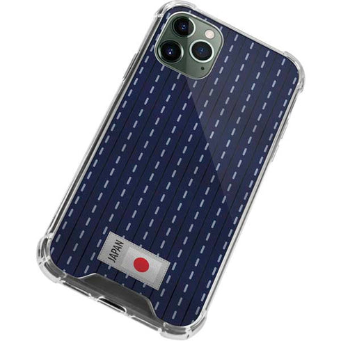 Japan Soccer Flag iPhone 12 Pro Clear Case