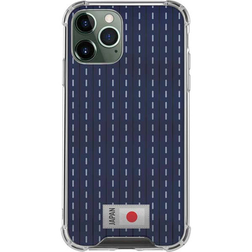 Japan Soccer Flag iPhone 12 Pro Max Clear Case