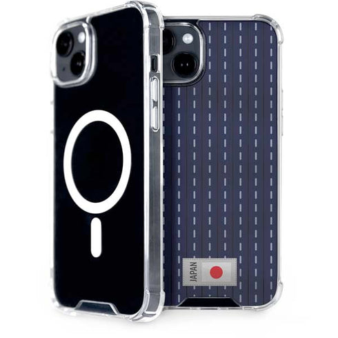 Japan Soccer Flag iPhone 15 MagSafe Case
