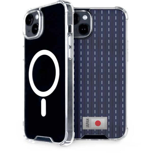 Japan Soccer Flag iPhone 15 Plus MagSafe Case