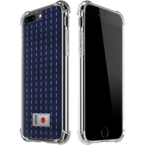 Japan Soccer Flag iPhone 7/8 Plus Clear Case