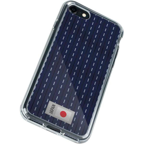 Japan Soccer Flag iPhone SE (2nd & 3rd Gen) Clear Case
