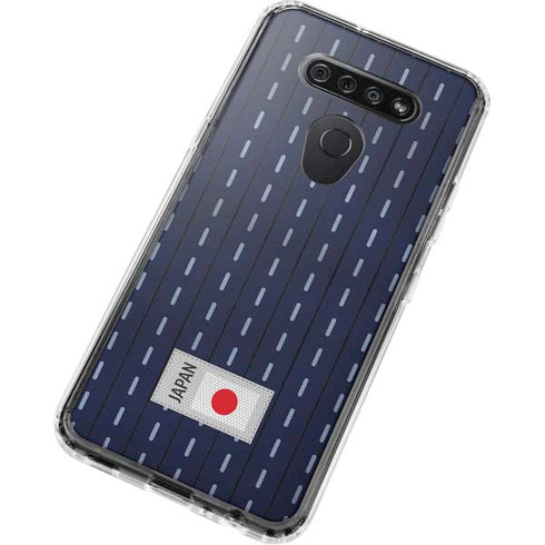 Japan Soccer Flag LG K51/Q51 Clear Case