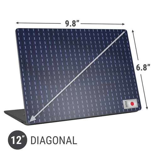 Japan Soccer Flag Universal Laptop 12in (9.8 x 6.8in) Skin