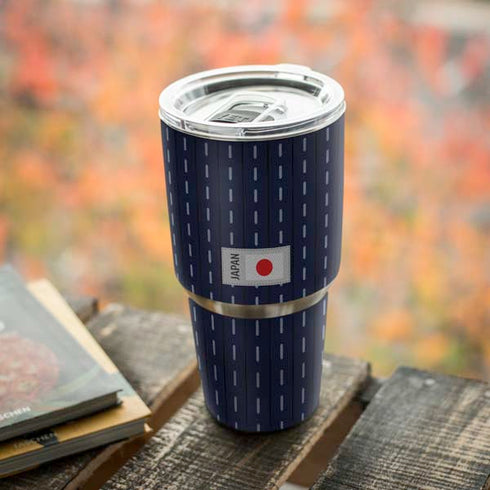 Japan Soccer Flag Yeti 30oz Rambler Tumbler Skin