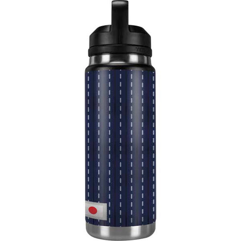 Japan Soccer Flag YETI Rambler 26oz Bottle Skin
