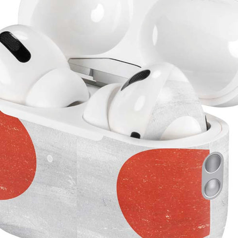 Japanese Flag Distressed AirPods Pro 2nd Gen Skin