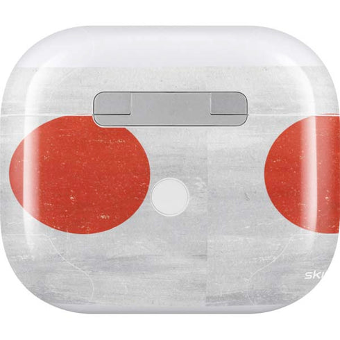 Japanese Flag Distressed Apple AirPods (3rd Gen 2021) Skin