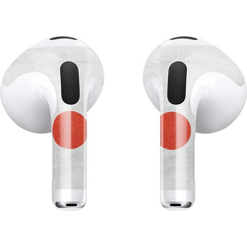 Japanese Flag Distressed Apple AirPods (3rd Gen 2021) Skin
