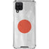 Japanese Flag Distressed Galaxy A12 Clear Case