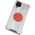 Japanese Flag Distressed Galaxy A12 Clear Case