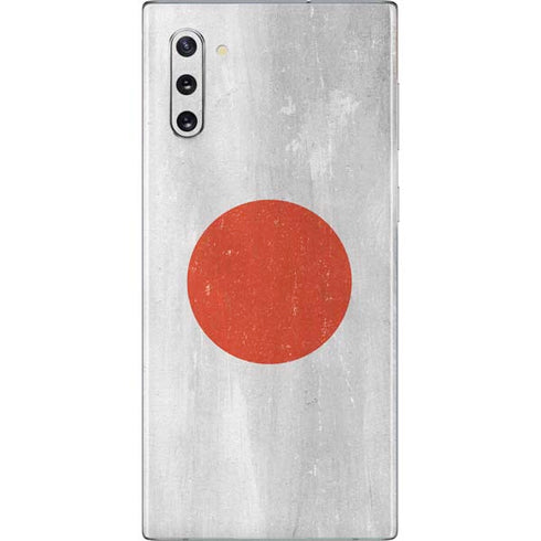 Japanese Flag Distressed Galaxy Note 10 Skin