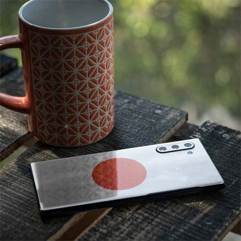 Japanese Flag Distressed Galaxy Note 10 Skin
