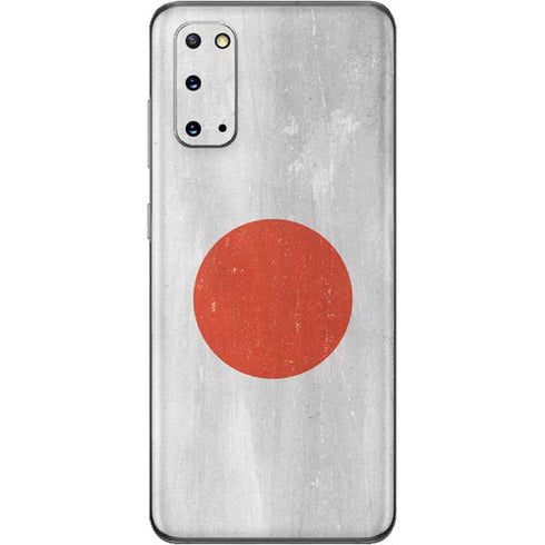 Japanese Flag Distressed Galaxy S20 Skin