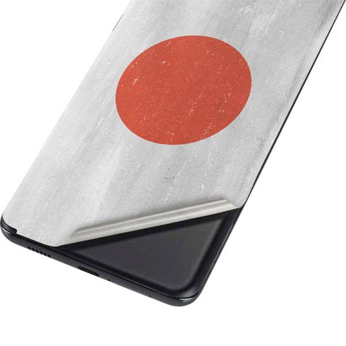 Japanese Flag Distressed Galaxy S21 Plus 5G Skin