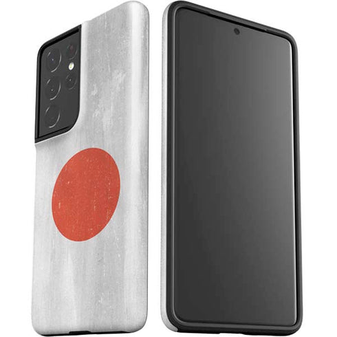 Japanese Flag Distressed Galaxy S21 Ultra 5G Pro Case
