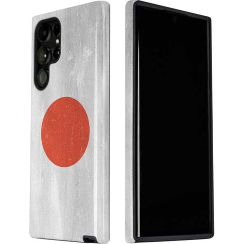 Japanese Flag Distressed Galaxy S22 Ultra Pro Case