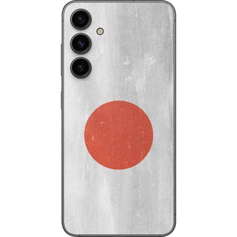 Japanese Flag Distressed Galaxy S23 FE Skin