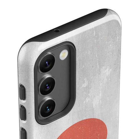 Japanese Flag Distressed Galaxy S23 Plus Pro Case