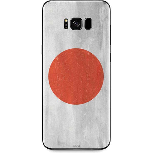 Japanese Flag Distressed Galaxy S8 Plus Skin