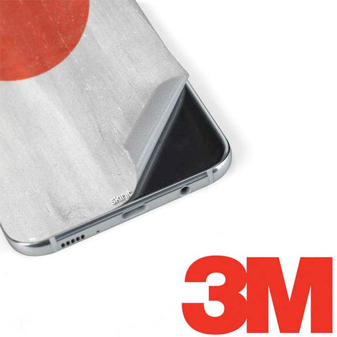 Japanese Flag Distressed Galaxy S8 Skin