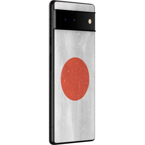 Japanese Flag Distressed Google Pixel 6 Pro Skin