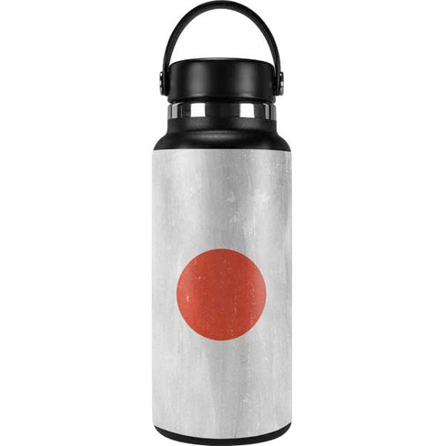 Japanese Flag Distressed Hydro Flask 32oz Wide Mouth Skin