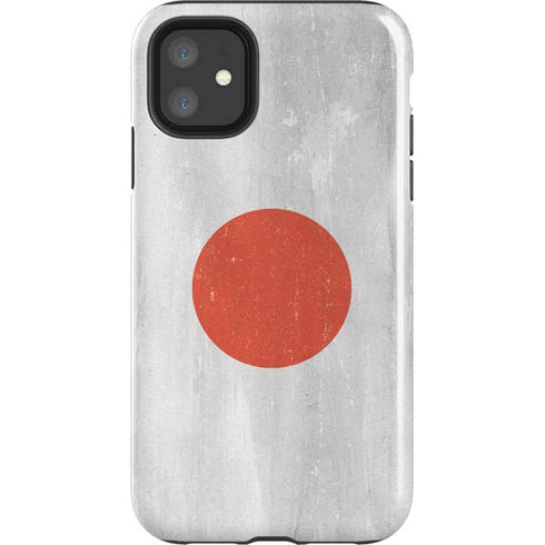 Japanese Flag Distressed iPhone 11 Impact Case