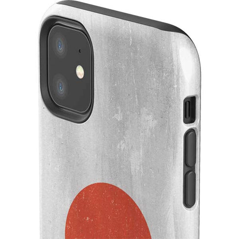 Japanese Flag Distressed iPhone 11 Impact Case