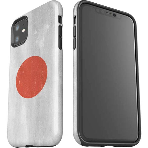 Japanese Flag Distressed iPhone 11 Impact Case