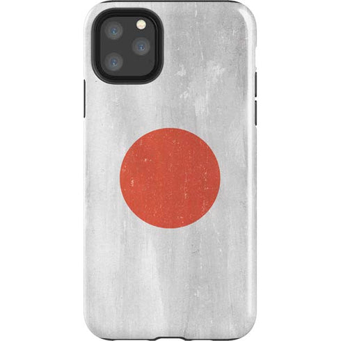 Japanese Flag Distressed iPhone 11 Pro Max Impact Case
