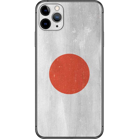 Japanese Flag Distressed iPhone 11 Pro Max Skin