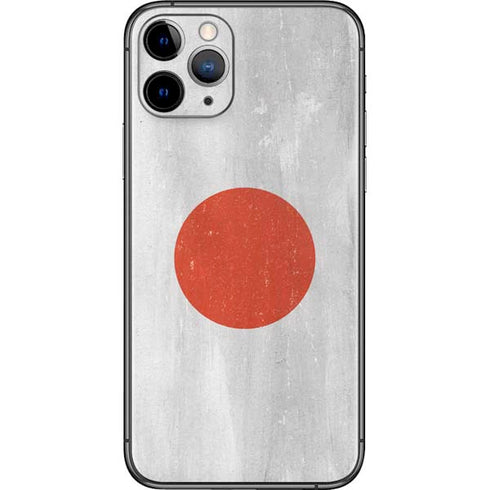Japanese Flag Distressed iPhone 11 Pro Skin