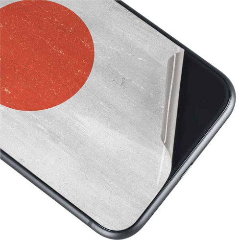 Japanese Flag Distressed iPhone 11 Skin