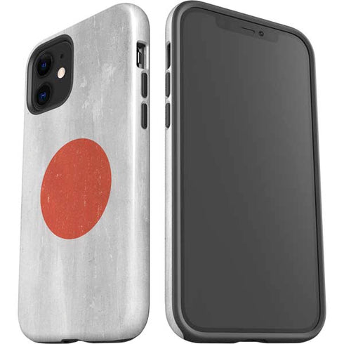 Japanese Flag Distressed iPhone 12 Mini Impact Case